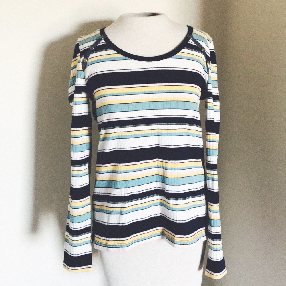 Anthro Postmark striped top